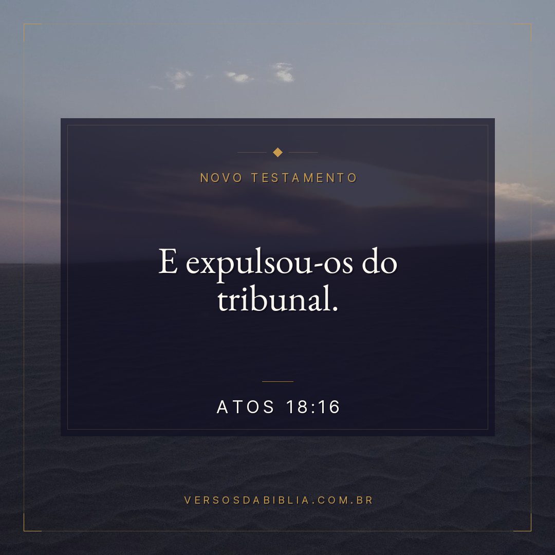E expulsou-os do tribunal.