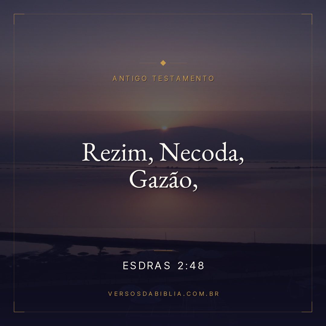 Esdras - 2 - 48 - Rezim