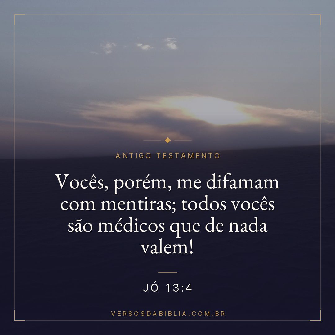 Jó - 13 - 4 - Vocês