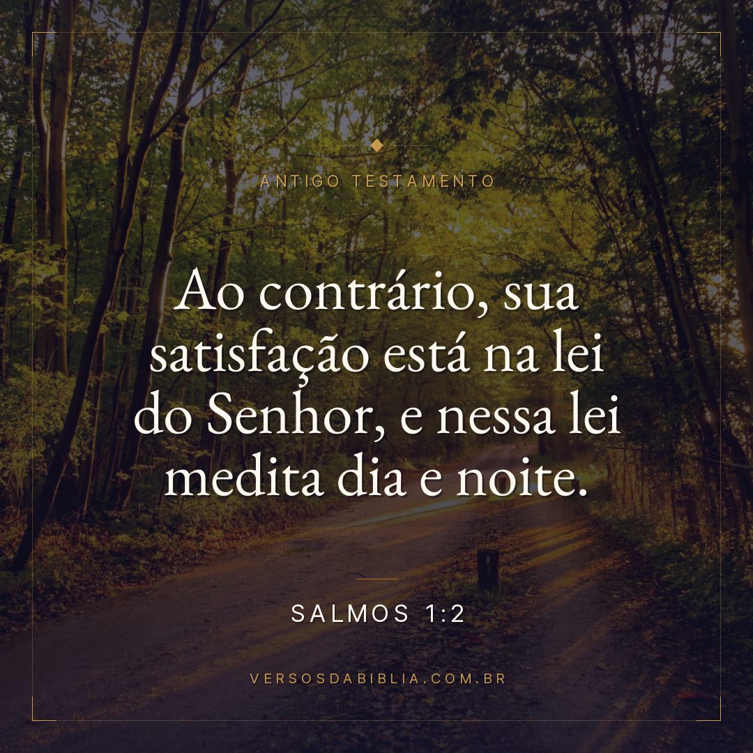Salmos - 1 - 2 - Ao contrário