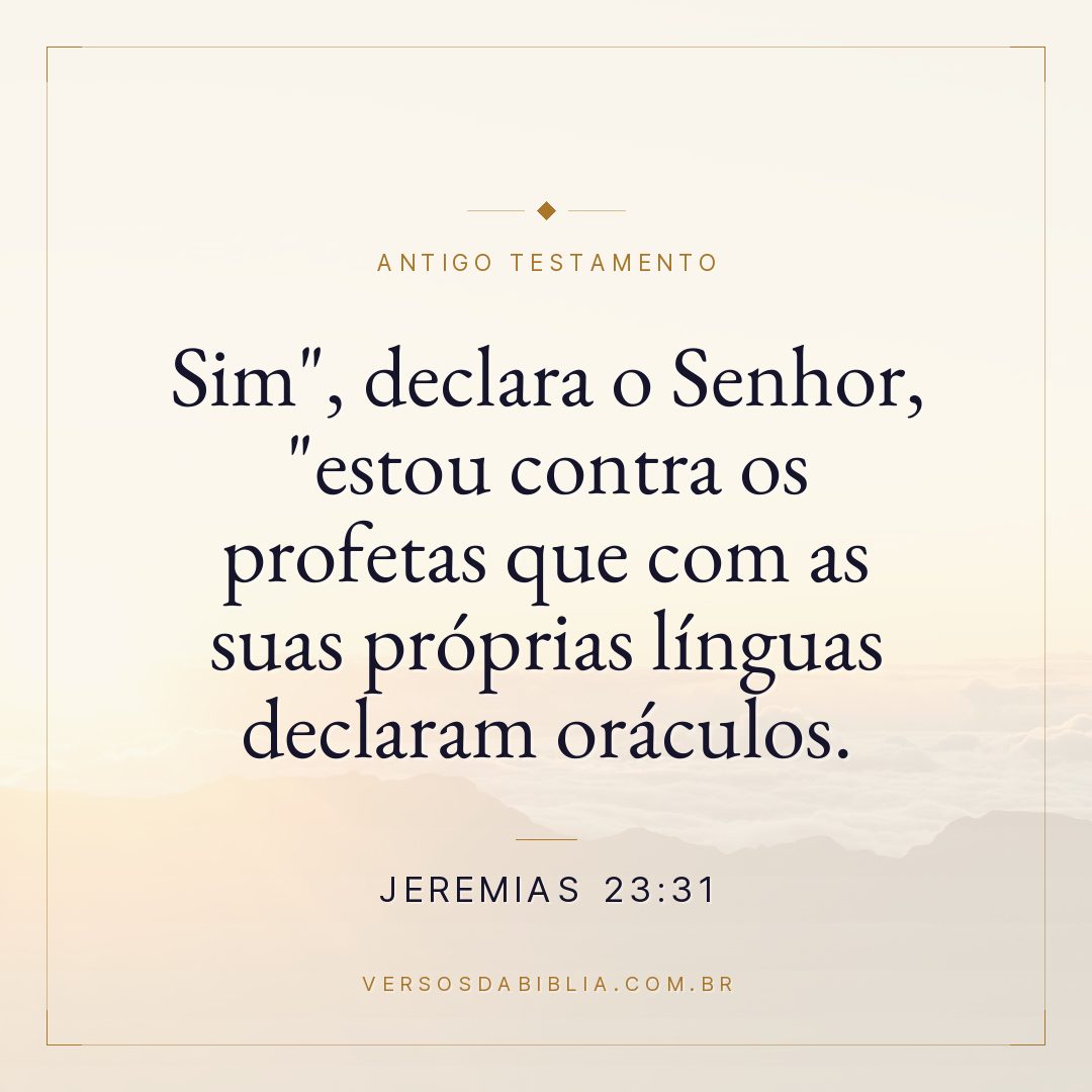 Jeremias - 23 - 31 - Sim"