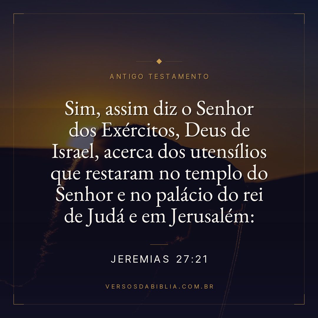 Jeremias - 27 - 21 - Sim