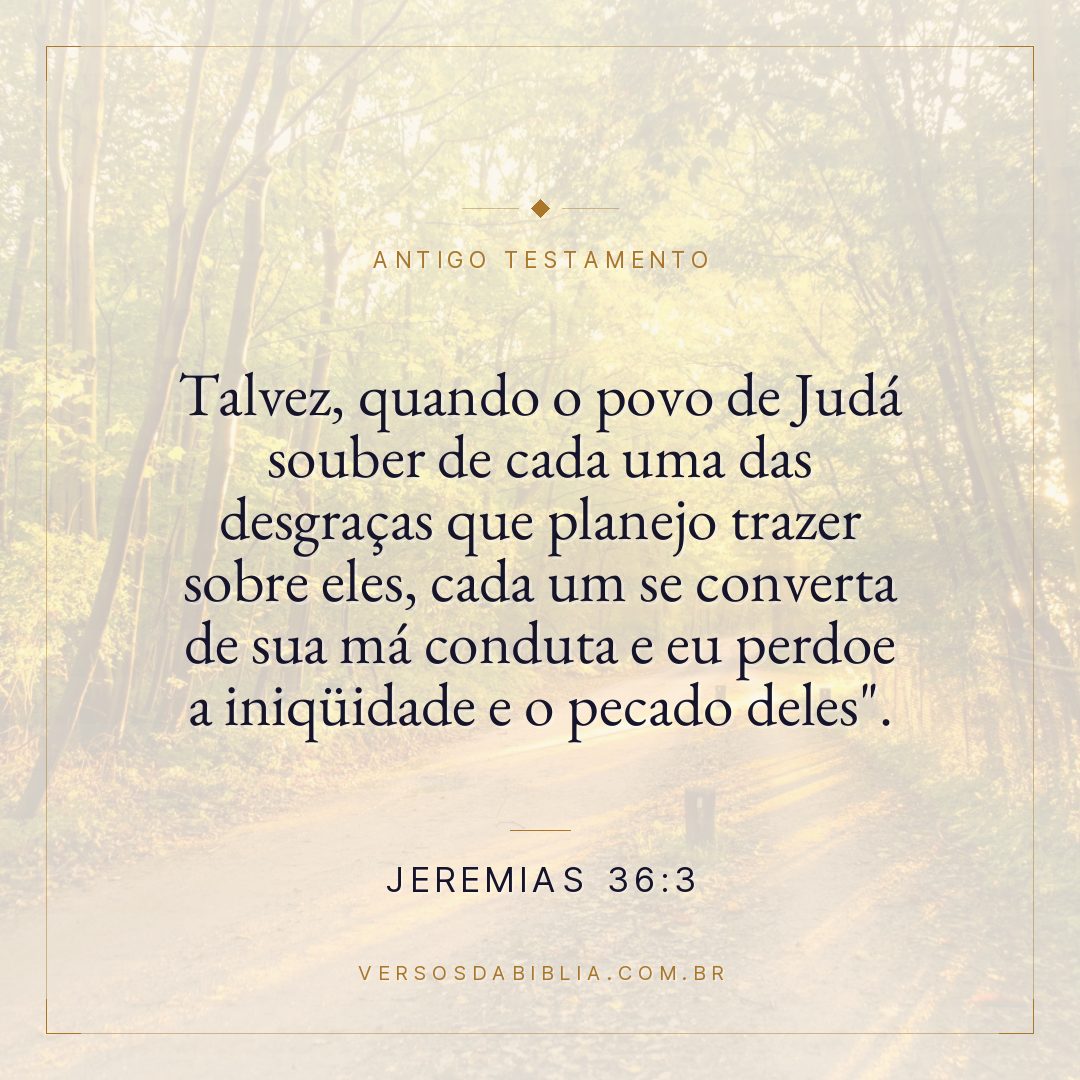 Jeremias - 36 - 3 - Talvez