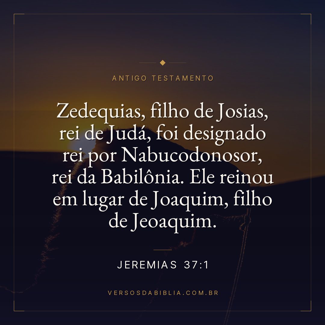 Jeremias - 37 - 1 - Zedequias