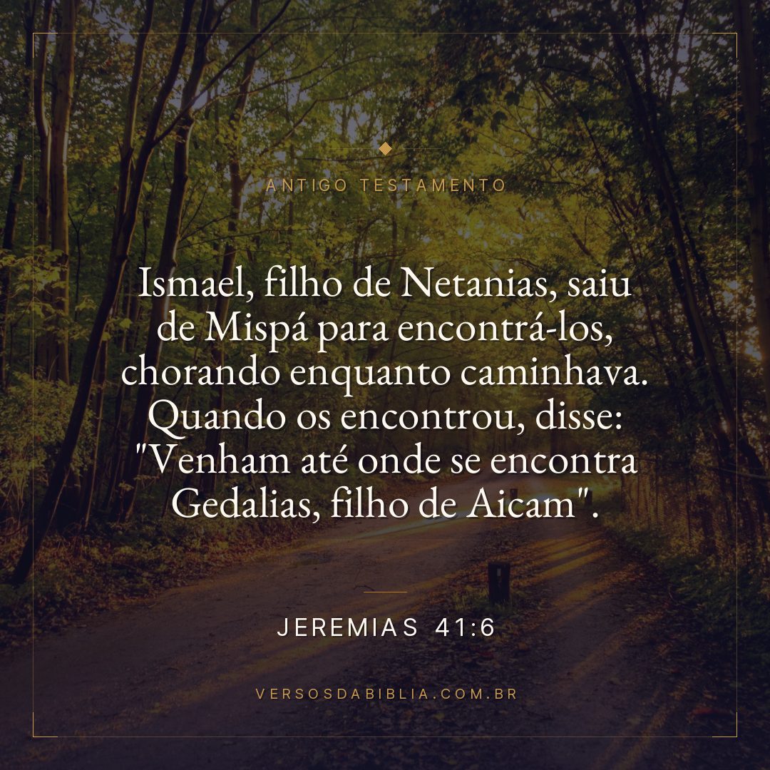 Jeremias - 41 - 6 - Ismael