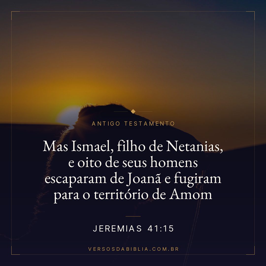 Jeremias - 41 - 15 - Mas Ismael