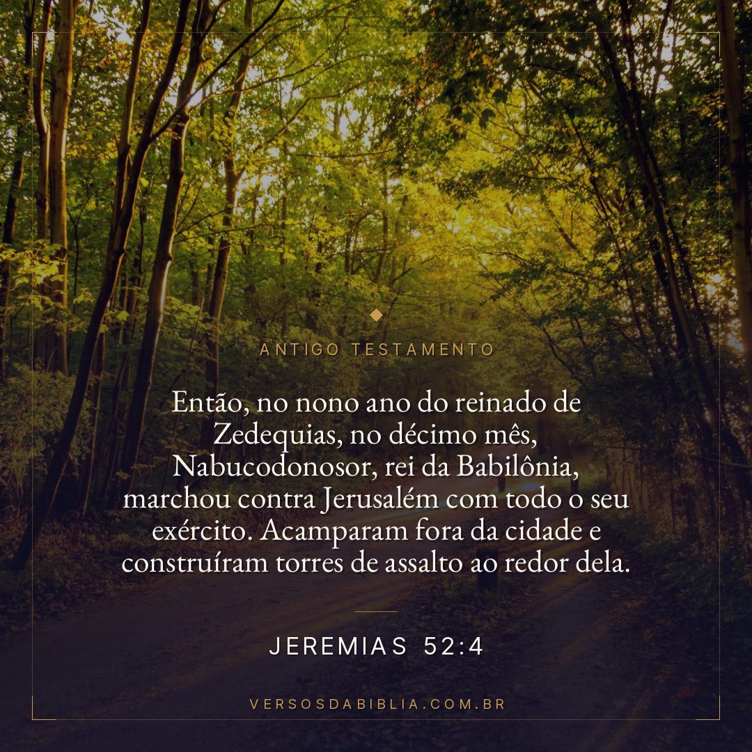 Jeremias - 52 - 4 - Então
