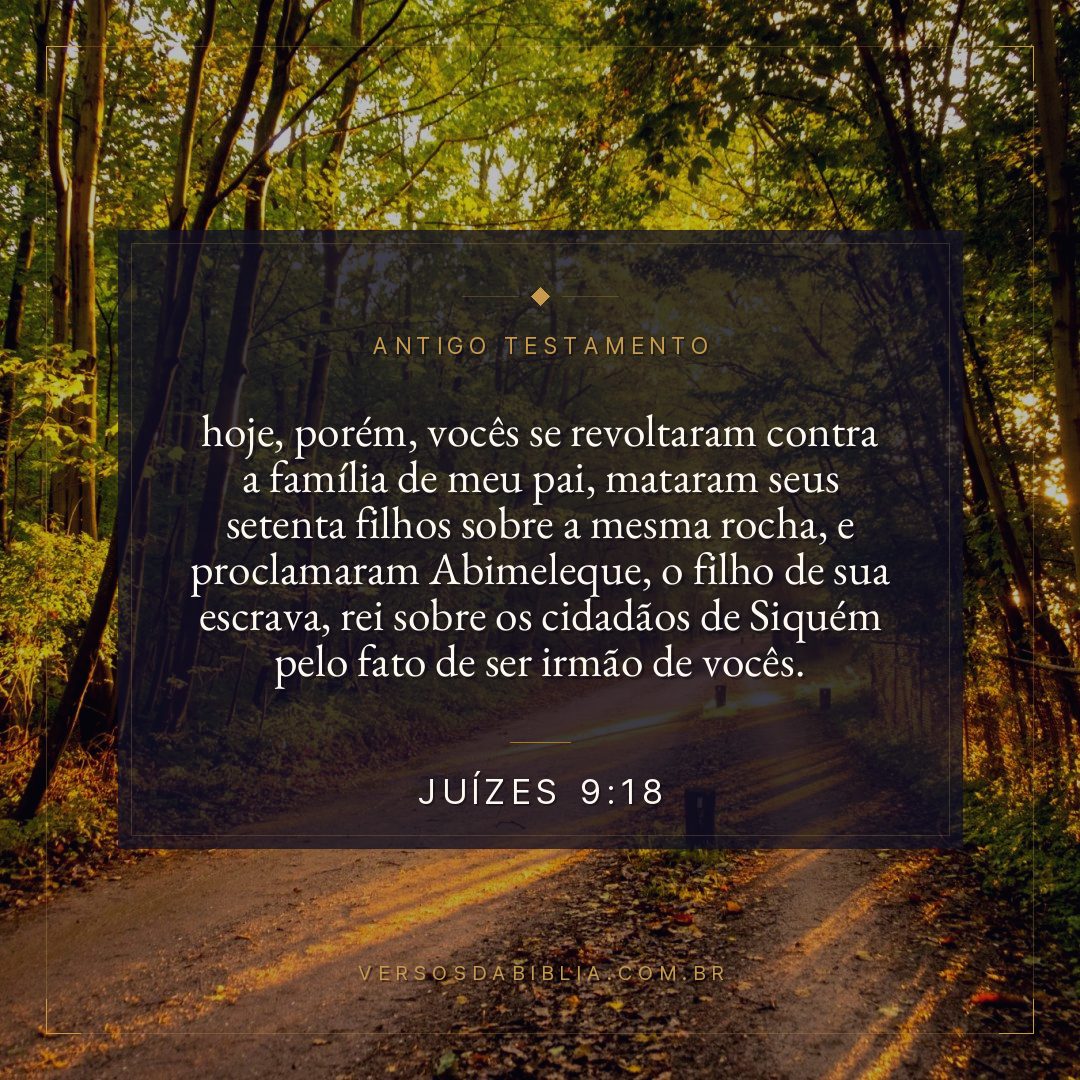 Juízes - 9 - 18 - hoje