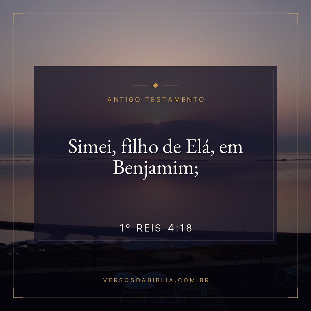 1º Reis - 4 - 18 - Simei